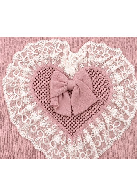 Coperta con fiocco e merletto BEBE DI ALMY | E540986